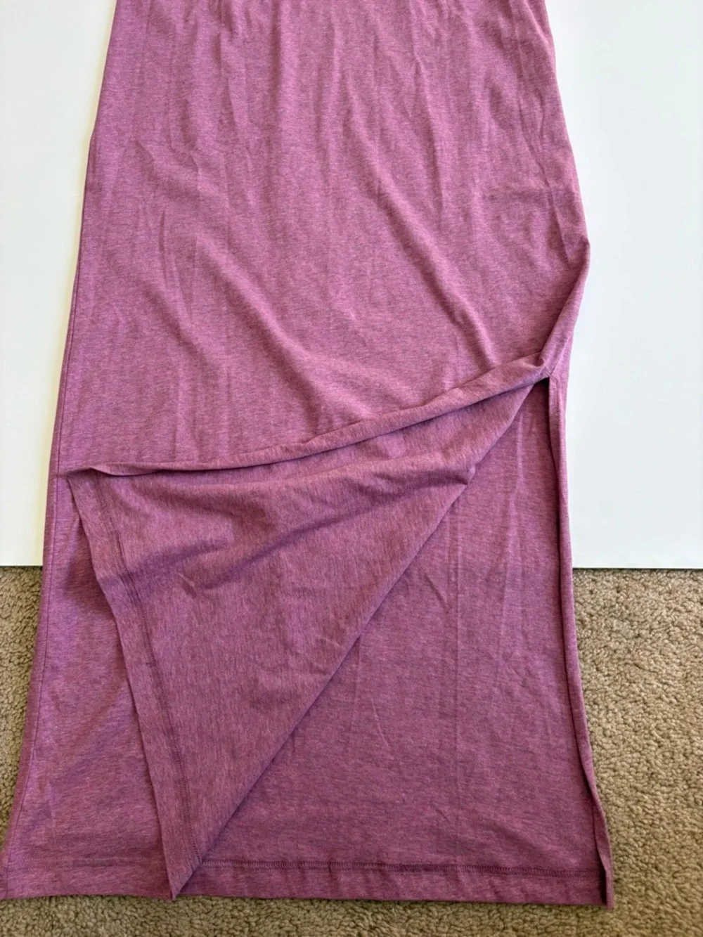 Pact Organic Cotton Midi Tank Dress Mauve Purple Size Small - Picture 6 of 10